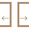 Puerta corredera oculta con galandage
