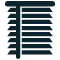 Icono de protección solar y persianas